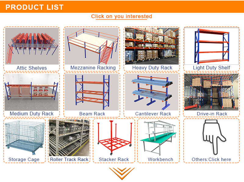 Adjustable Customized Gravity Storage Shelf Heavy Duty RackingSystem