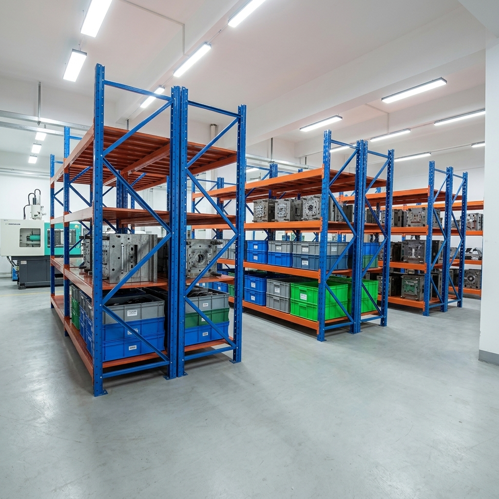 Custom Adjustable Anti-Rust Storage Metal Stacking Racks Pallet Racking System Steel Shelving VNA Racking Narrow Aisle Rack