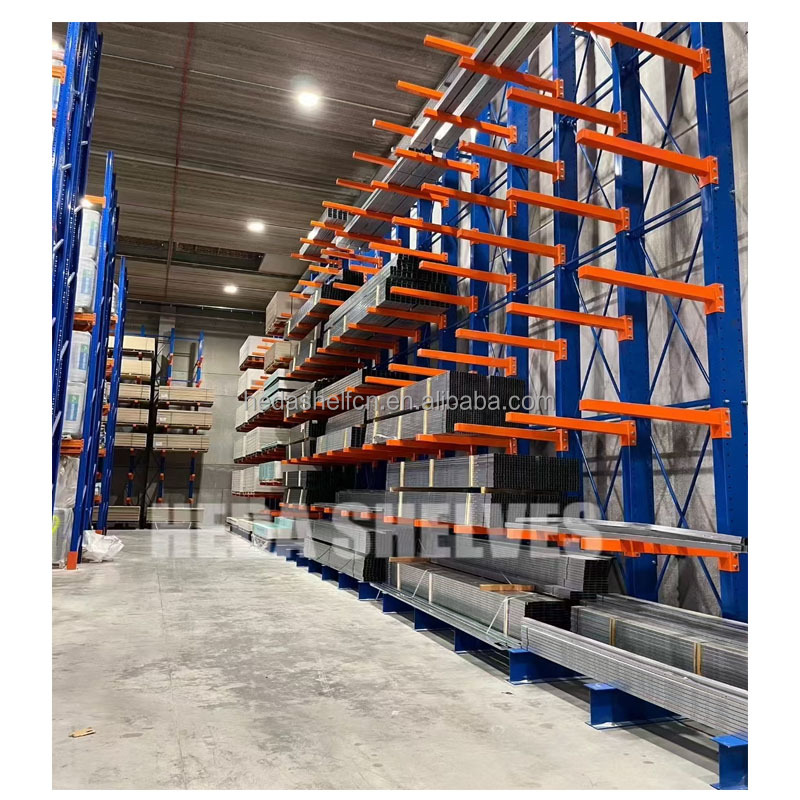 Wholesale Industrial Shelves Storage Racks Double Sided Heavy Duty Cantilever Racking System Cantilever Racks