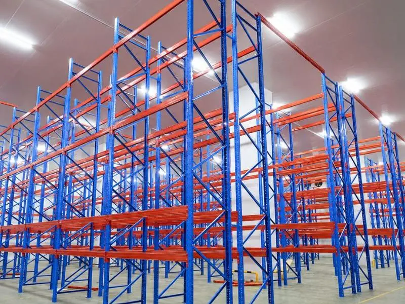 Cold storage warehouse racking