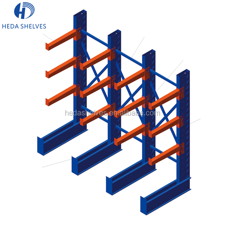 Cantilever Racking Industrial Storage Shelving Heavy Duty Rack Cantilever Racking System for Warehousing Storage