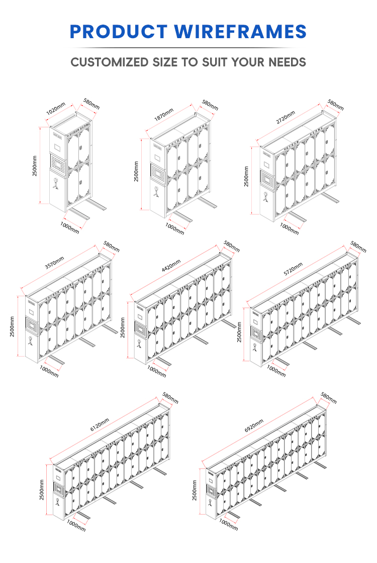 Mobile Shelving System Detail 3