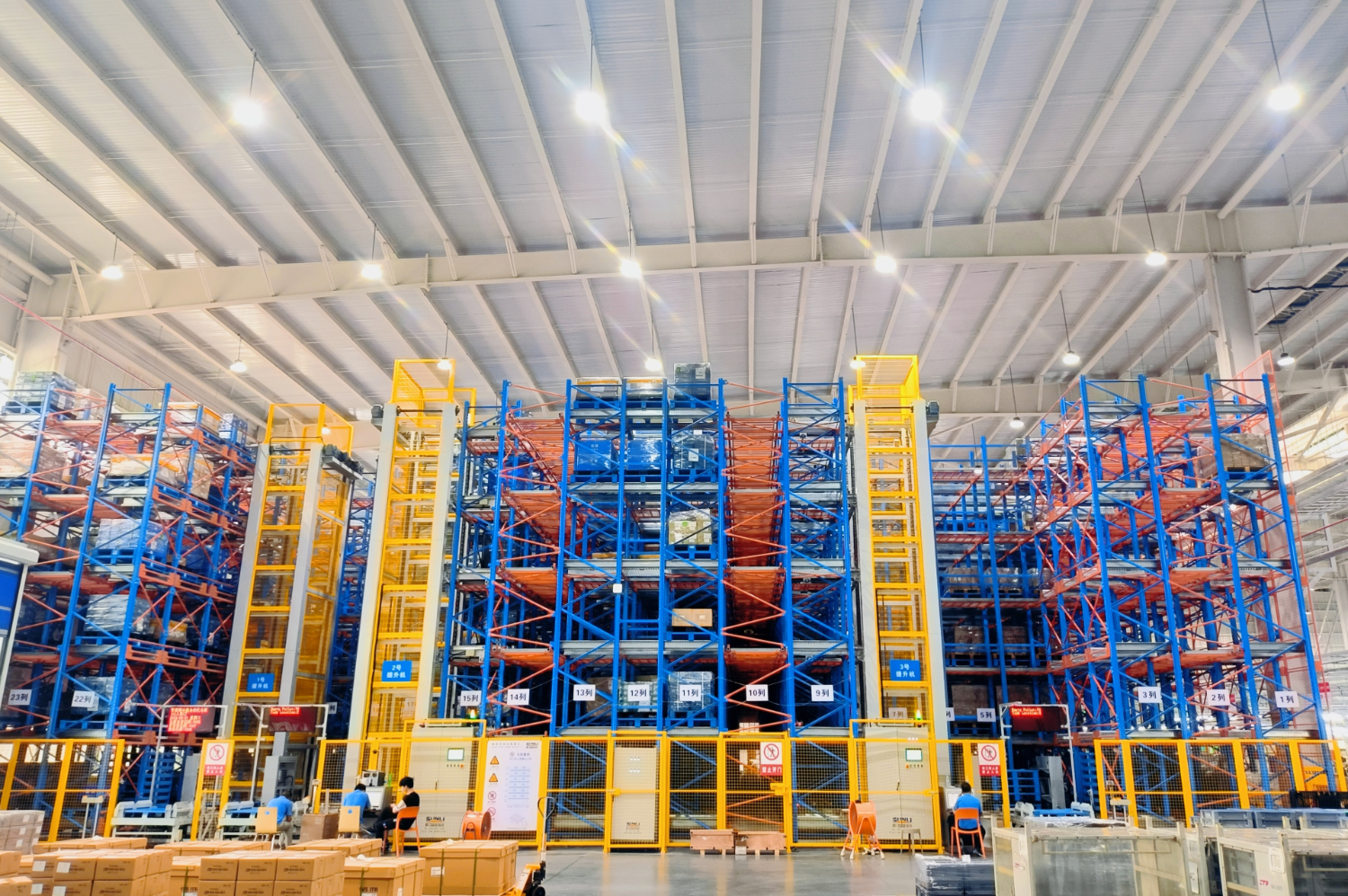 SHUNLI SL-AS004 China Factory Customized Heavy Duty Automated AS&RS Pallet Stacking Rack Alloy Steel 500kg-1500kg Capacity OEM