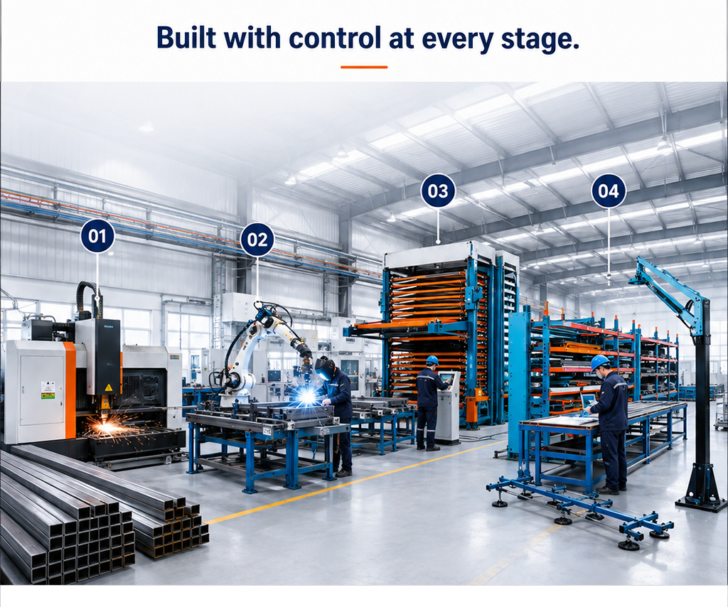 Adjustable Movable Steel Selective Pallet Rack with 2 Layers ESd Protection Electric Mobile Racking System for Industrial Use
