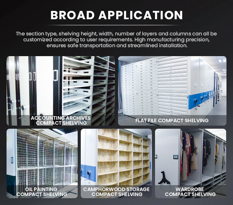 Mobile Shelving System Detail 5