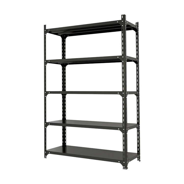 Metal Shelf Easy Assemble Slotted Angle Shelving Bolt Stacking Shelves 4 Layers High Quality Metal Storage Racks