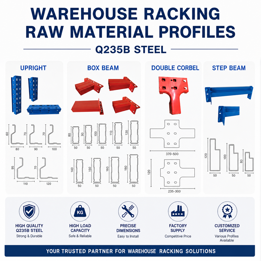 Multi-Level Automatic Warehouse Racking River-Type Pallet Two-way Radio Shuttle Rack for Storage Iron Steel Material