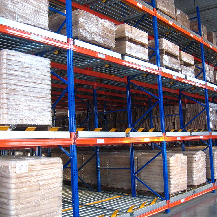 CE Certified Factory Direct High-Density FIFO Storage Solution Heavy Duty Pallet Flow Rack System