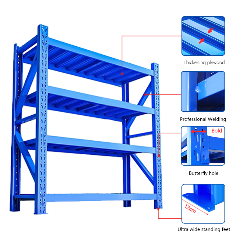 Adjustable Industrial Warehouse Stacking Racks &amp; Shelves Cargo &amp; Storage Equipment Multi Tier Storage Rack Shelving Units