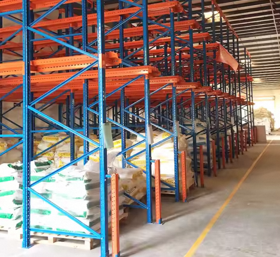 Heavy Duty Double Deep Selective Pallet Racking Drive-In Shelves Hot-Dip Galvanized Anti-Corrosion Warehouse Rack Bulk Order 30%