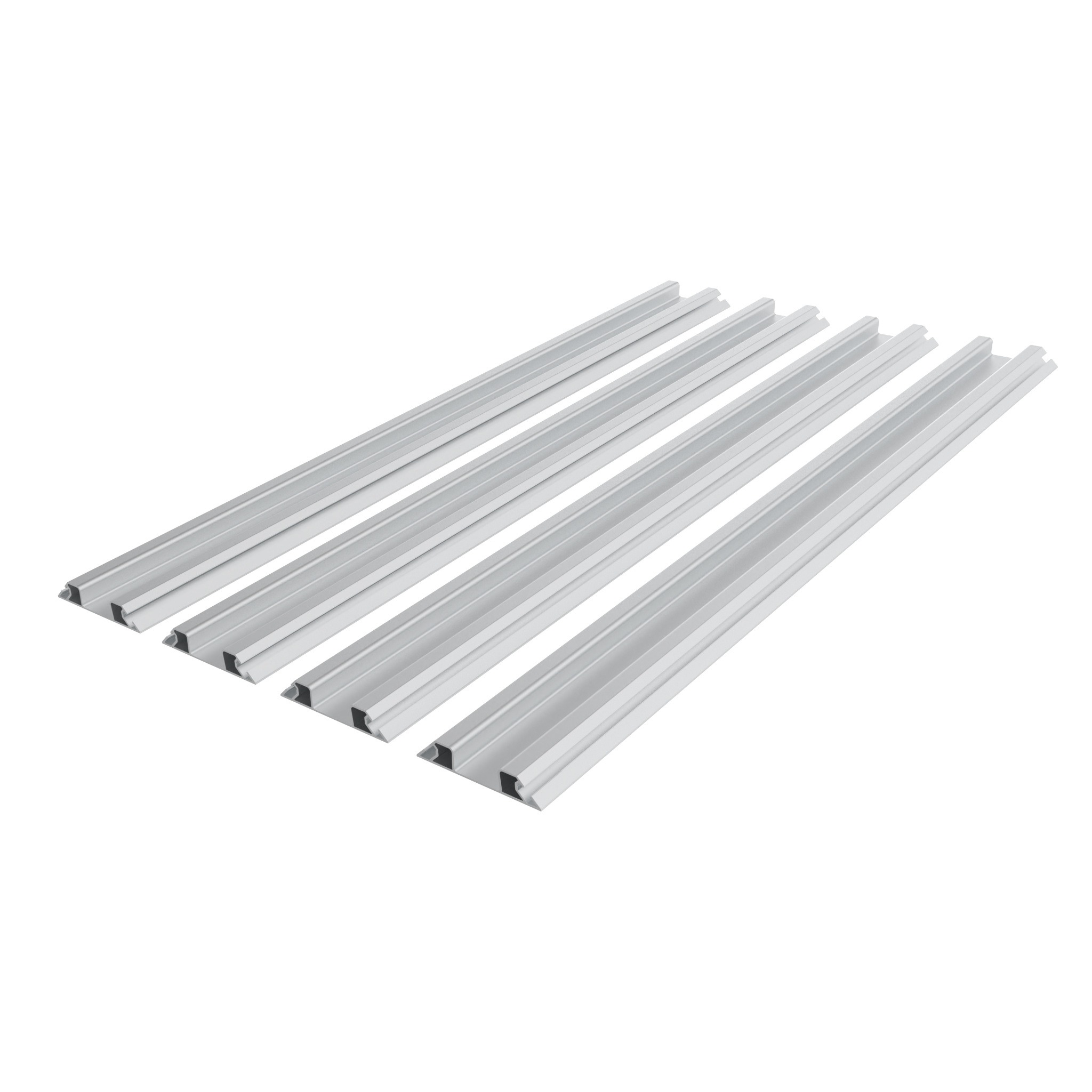 First in First Out Gravity Flow Lane Aluminum FIFO Rack Rail System for Warehouse Picking
