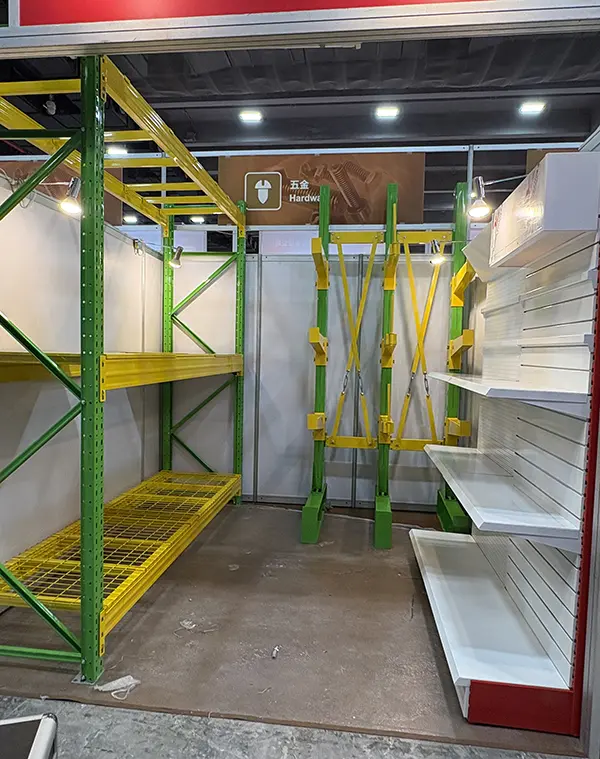 International intralogistics trade event booth