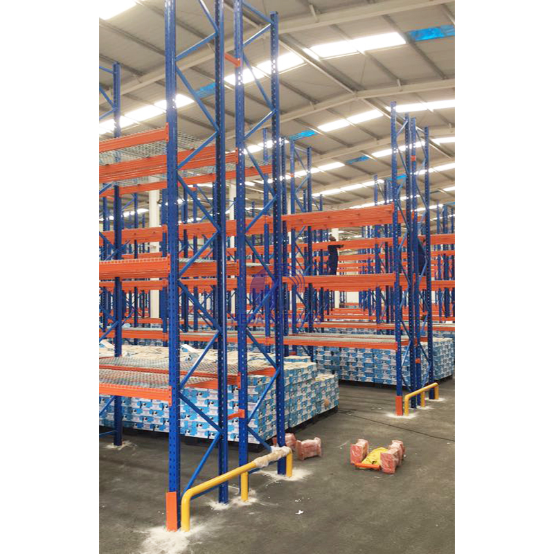 Customization Pallet Racking System Beams Metal Pallet Storage Racking Push Back Pallet Racking Narrow Aisle Pallet Racking