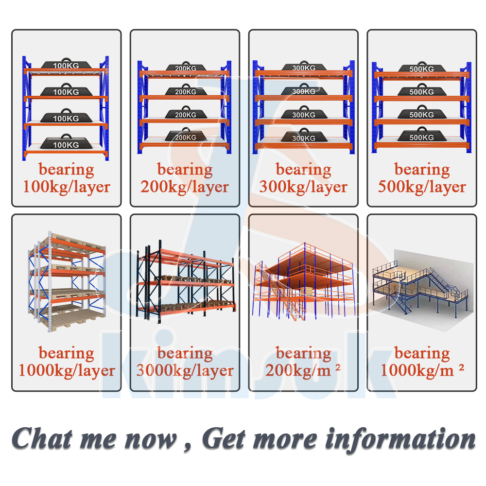 Racking Adjustable Metal Boltless Shelf and Racks Warehouse Storage Medium Duty Metal Rack Shelf