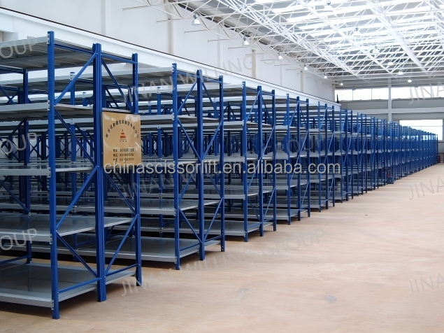 Detachable Metal Layer Storage Rack Medium Duty Steel Shelving for Logistics Warehouse Stock