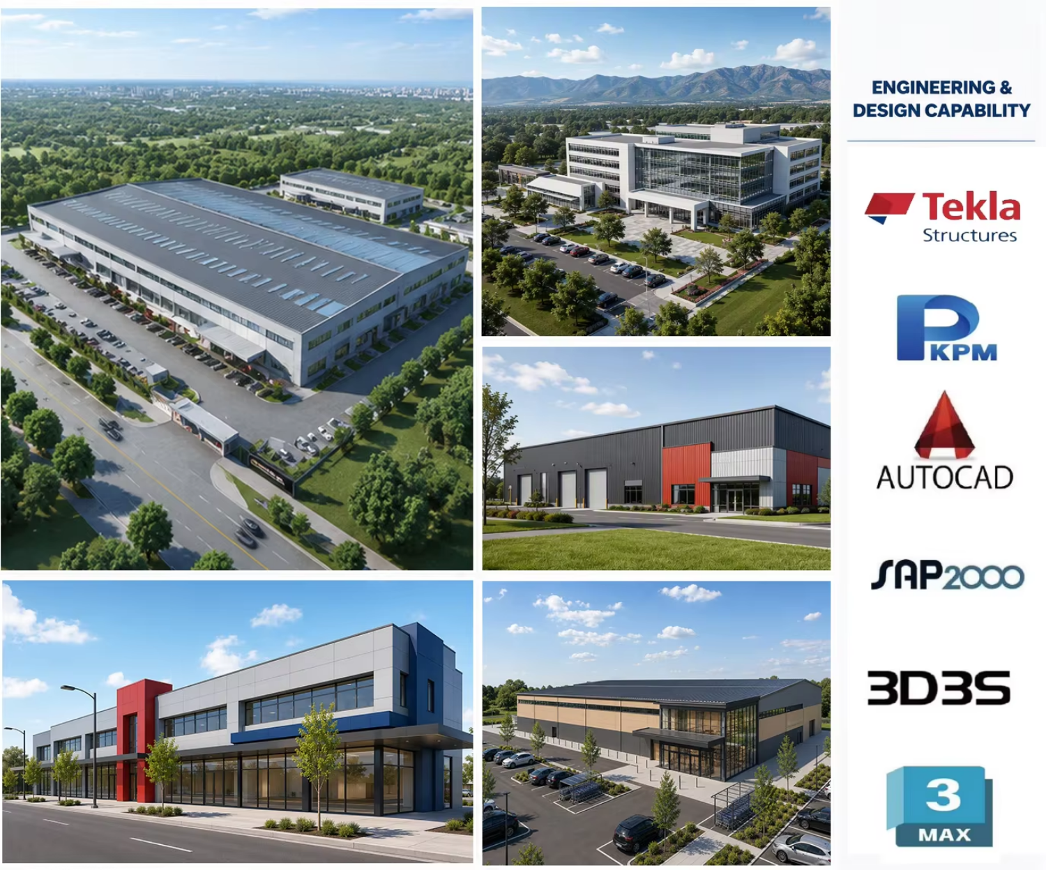 Prefabricated Steel Warehouse High Bay Storage Building Pallet Racking System Distribution Facility Space Planning
