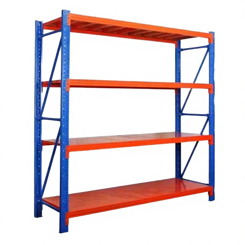 Huisen Heavy Duty 5 Tier Adjustable Boltless Steel/Durable Iron/Metal Shelving Commercial Warehouse Storage Rack