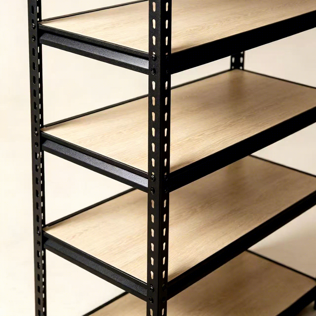 Heavy Duty 5 Shelf Storage Shelf Adjustable Steel Metal Rack for Basement Pantry Organization