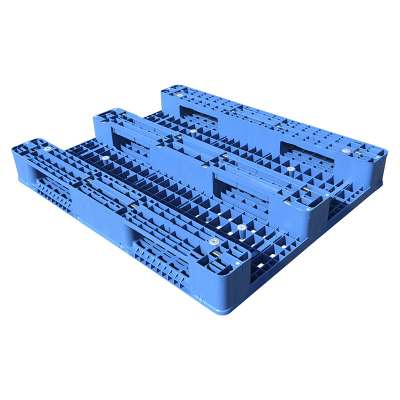 Warehouse Storage Strong 4-Way Vented Perforated Open Deck 3-Leg Rackable Euro Pallet ISO Certified for Racking System