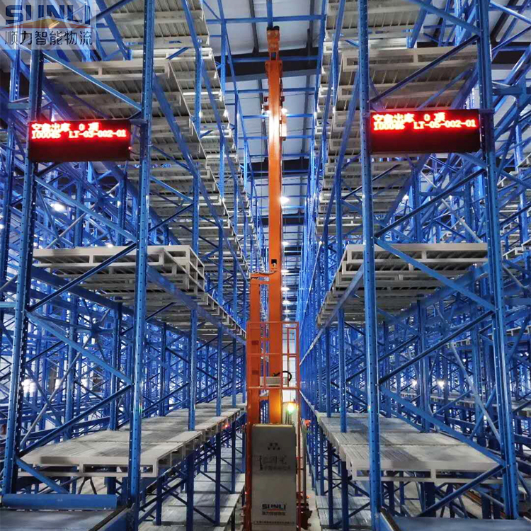 High Bay Heavy Duty Automated Storage and Retrieval System (AS&amp;RS) Pallet Rack for Warehouse