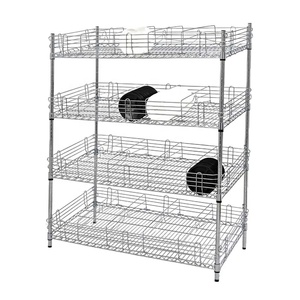 Anti Static Chrome Wire Shelving