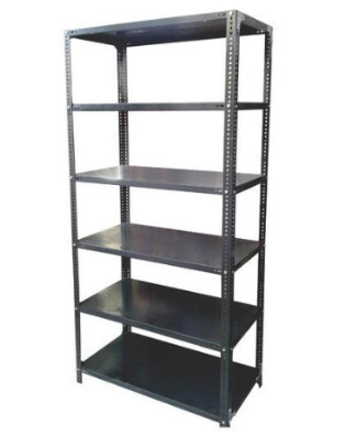 FinePunch Slotted Angle Rack FP-SA-MSPC-001 Made in India for Industrial and Storage Applications