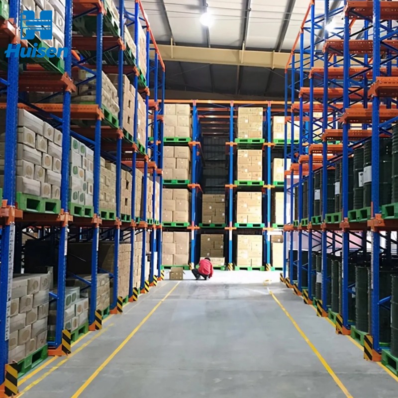 Reliable Durable Heavy-Load Industrial Steel Pallet Rack System Customizable Multi-Level ISO Certified Overseas Shelves Racking