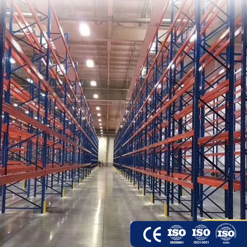 Selective Pallet Racking System Steel Storage Rack Heavy Duty Boltless Adjustable 5-Tier Industrial Racks