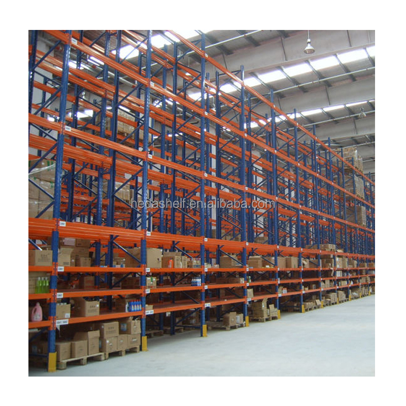 HEDA Guangzhou Steel Pallet Racking System Warehouse Rack Storage Shelves Heavy Duty