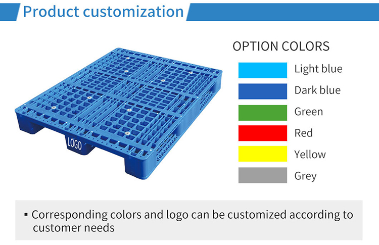Rackable plastic pallet feature 6