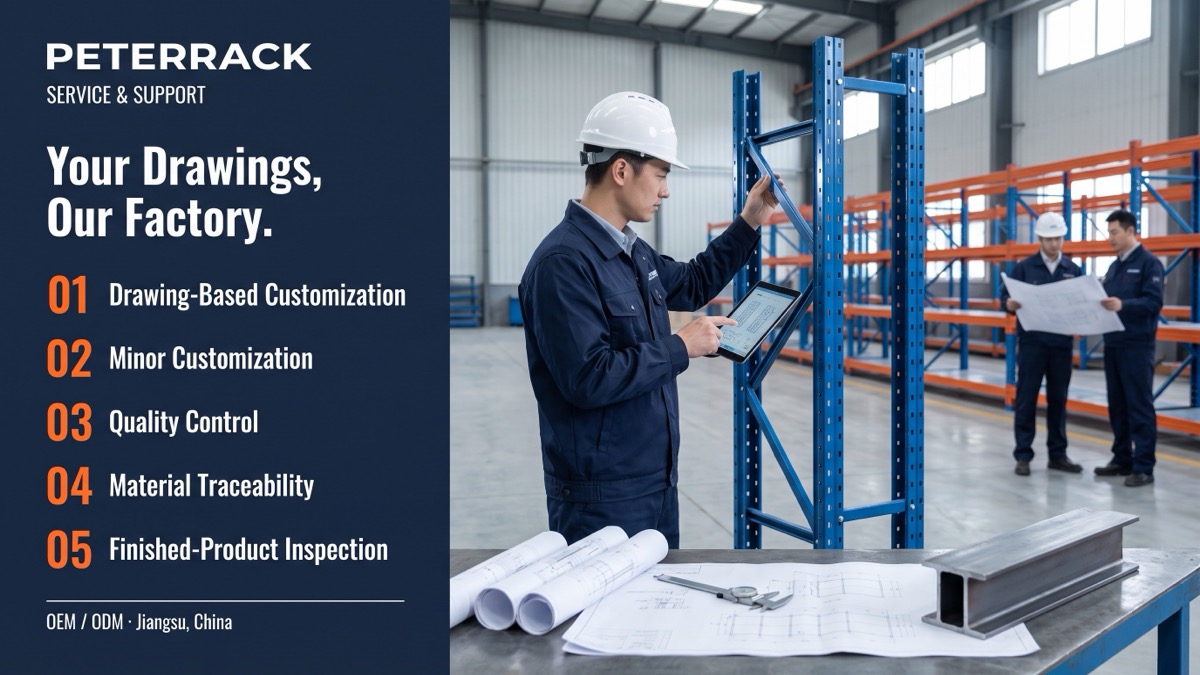 OEM ODM Good Quality Heavy Duty Pallet Racking Warehouse Selective Steel Q235 Rack Shelves Industrial Storage Racks