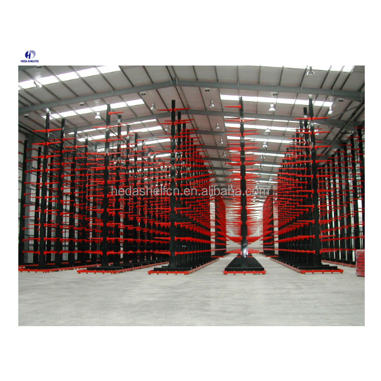Wholesale Industrial Shelves Storage Racks Double Sided Heavy Duty Cantilever Racking System Cantilever Racks