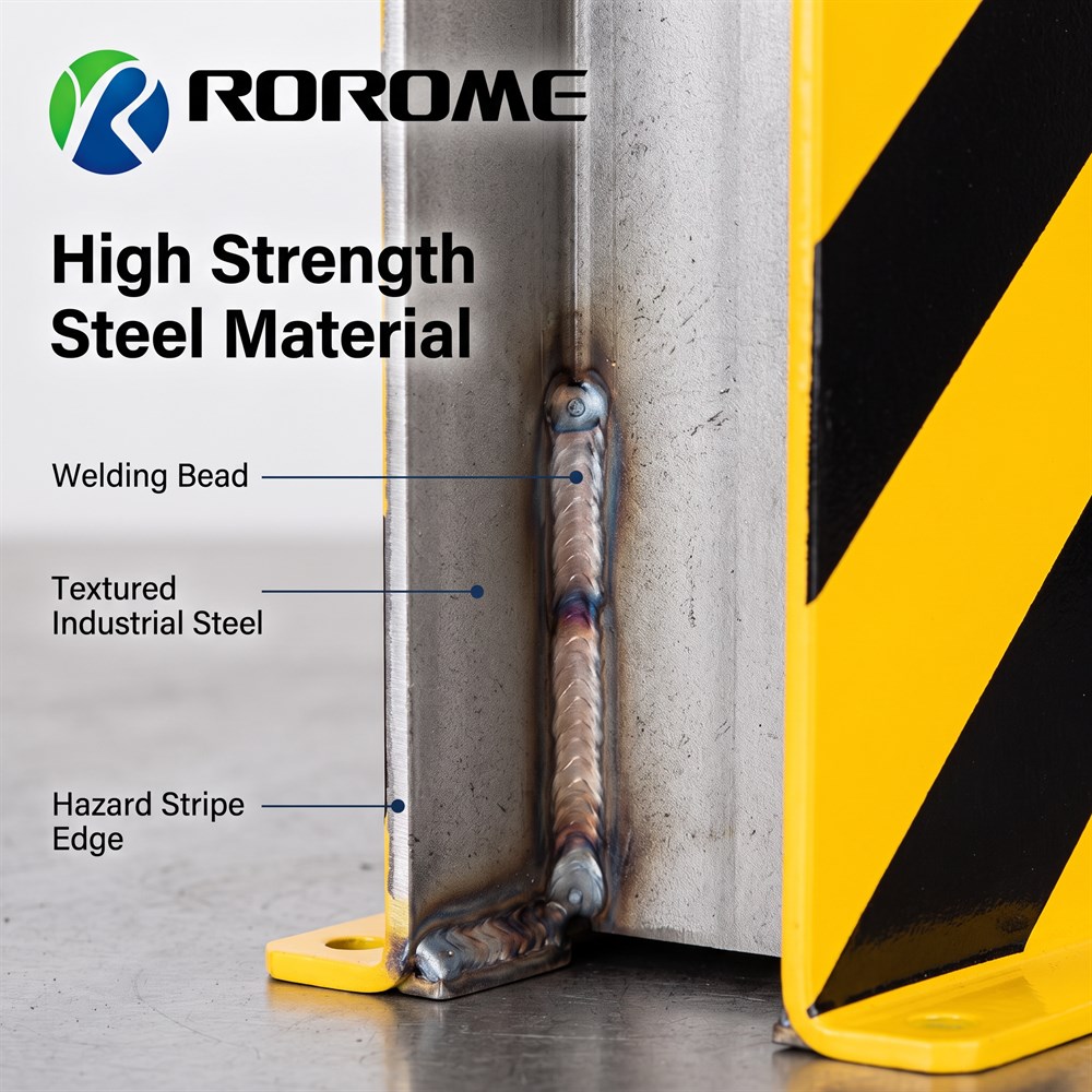 ISO 9001 HOT SALE PALLET RACKING PROTECTORS -U Style CORNER PROTECTION GRASH PROTECTION GUARDS WITH GUIDE ROLLERS