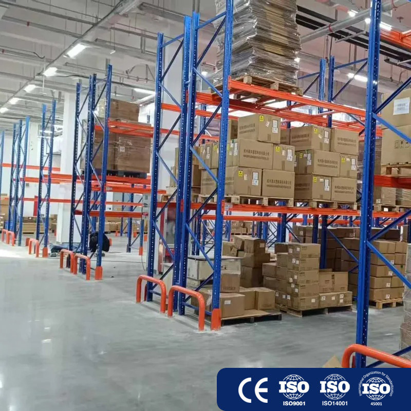 Selective Pallet Racking System Steel Storage Rack Heavy Duty Boltless Adjustable 5-Tier Industrial Racks