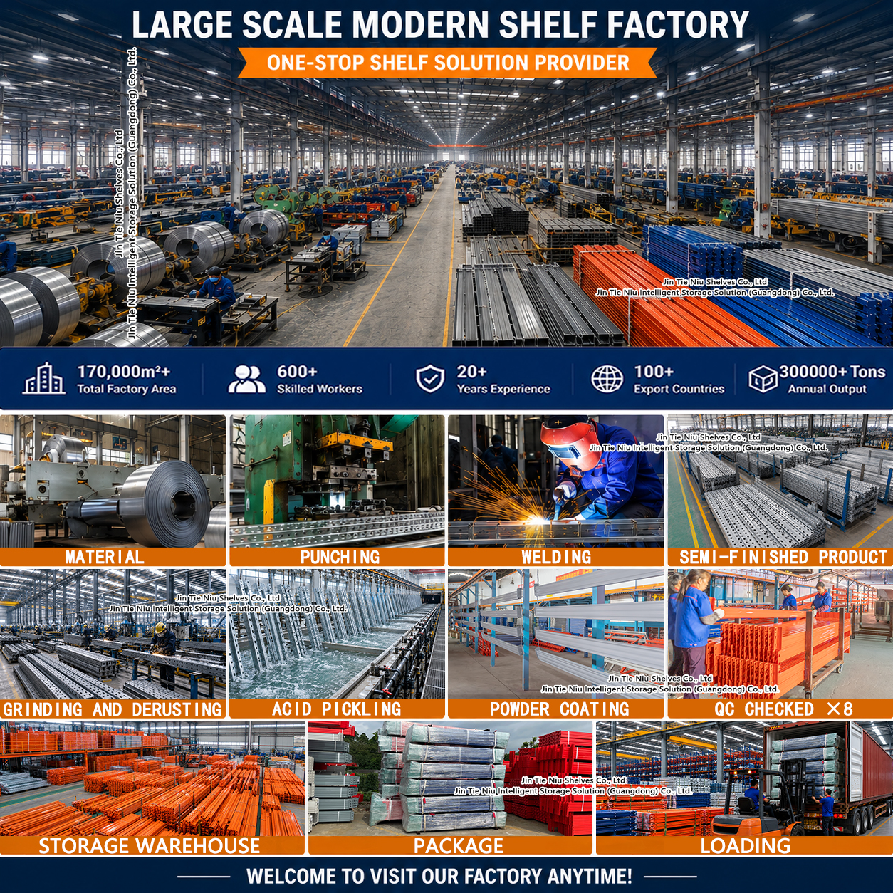 1000KG Warehouse Heavy Duty Pallet Rack Adjustable Storage Racking System Factory Direct