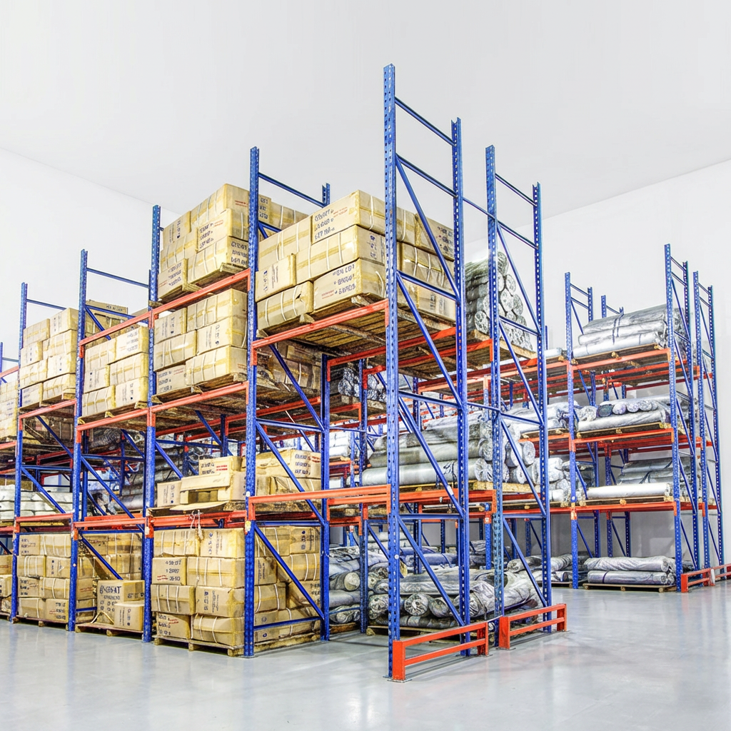 Galvanized Steel Pharma Industrial Warehouse Heavy Duty Pallet Rack