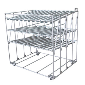 Roller Track Pipe Rack System Flow Roller Rack Assemble Aluminum Flow Rails for Shelf