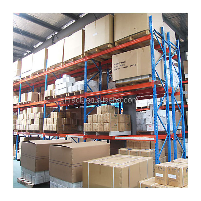 Customizable Boltless Shelving Steel Storage Stacking Racks Shelves Double Deep Selective Pallet Racking For Warehousing