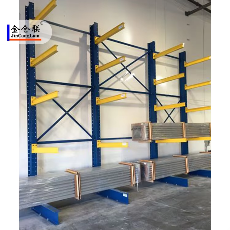 Heavy-Duty Steel Warehouse Racks 5-Layer Corrosion Protected Cantilever Storage Shelf