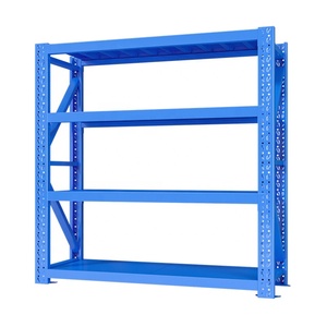 Custom Adjustable Light Duty Steel Storage Rack 300kg/Level Warehouse Shelving System
