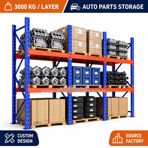 Selective Pallet Racking Heavy Duty OEM 200-4000kg