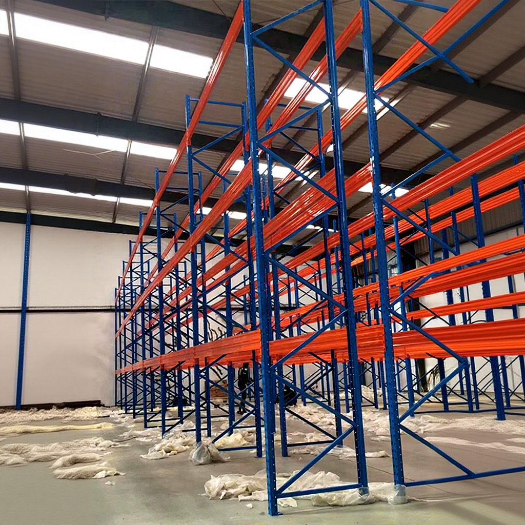 Heavy Duty Metal Racking 4 Tier Boltless Adjustable Warehouse Racking Steel Warehouse Storage Garage Storage Racking