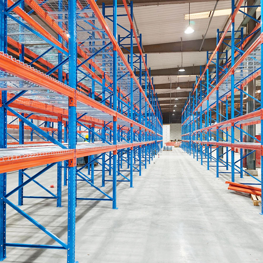 Heavy Duty Steel Mezzanine Attic Rack Multi-Level Storage Platform with Pallet-Racking Support for Warehouse Space Expansion