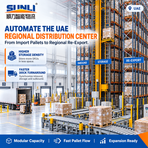 Customized Heavy Duty Automated AS/RS Pallet Stacking Rack