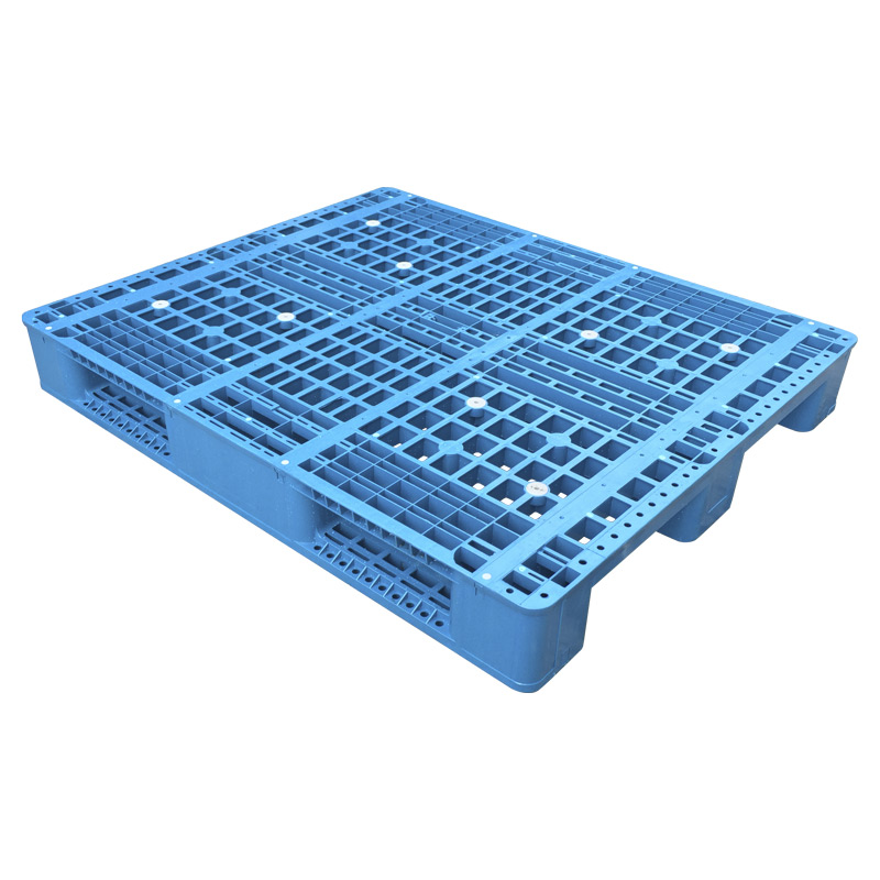 Warehouse Storage Strong 4-Way Vented Perforated Open Deck 3-Leg Rackable Euro Pallet ISO Certified for Racking System