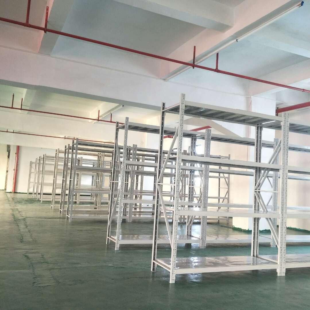 Adjustable Industrial Warehouse Light Duty Steel Slotted Angle 5 Layer Shelving Rack System with 500KG Capacity 10 Year Warranty