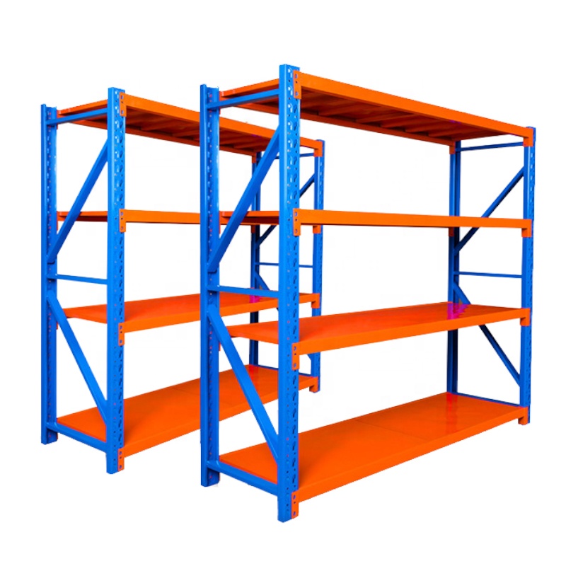 Industrial Boltless Racking System Light &amp; Medium Duty Stackable Pallet Rack Metal Garage Shelves for Warehouse Pallet Storage
