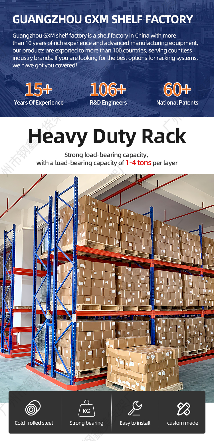 Pallet racking system showcase