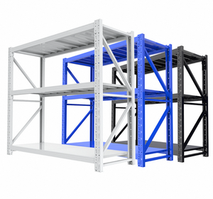 Hot-selling 5-layer ultra-narrow aisle pallet rack system - adjustable selection type warehouse rack - steel storage rack