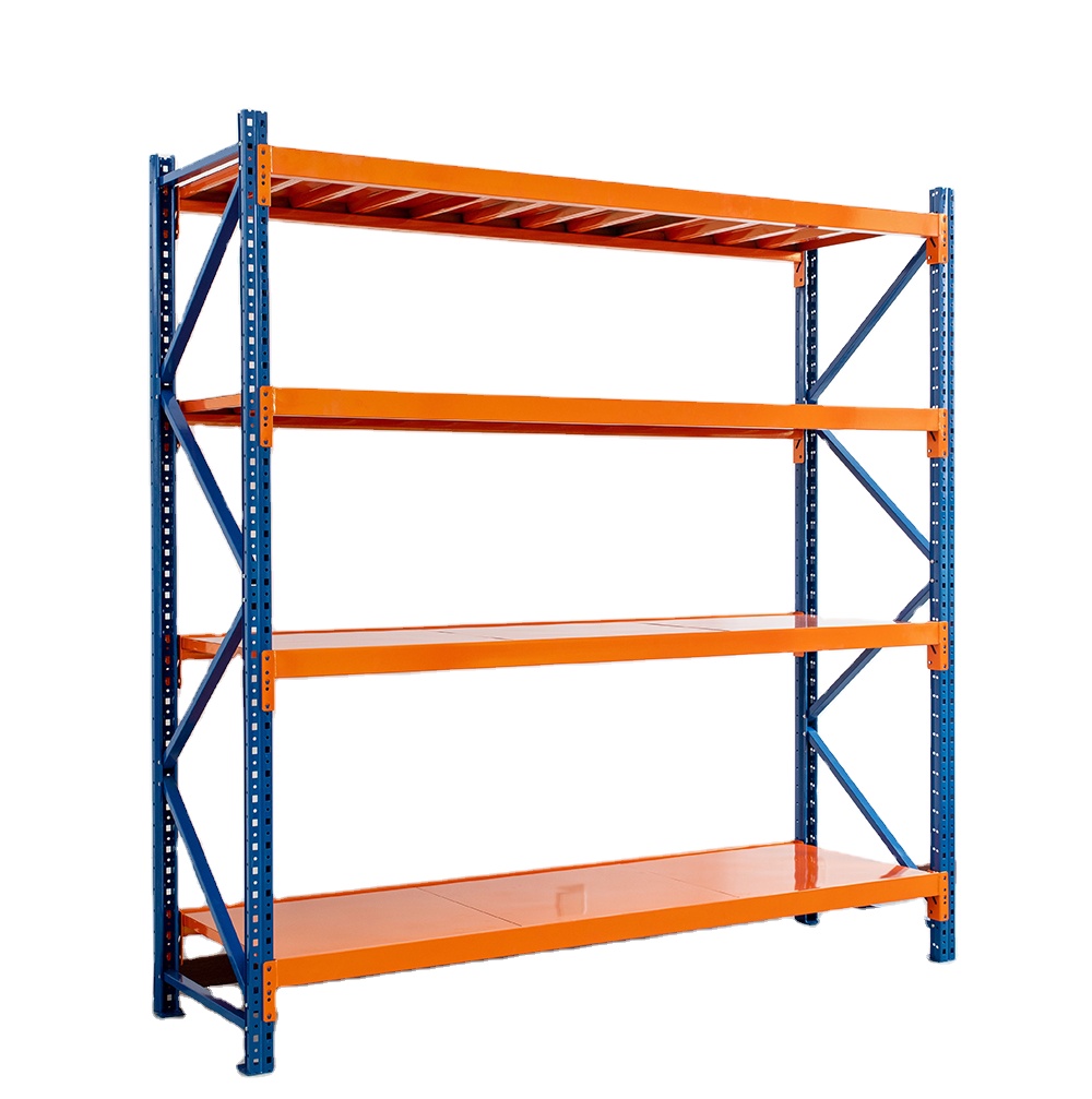 Boltless Adjustable Heavy-Duty Steel Rack Storage System 200kg Capacity Per Layer, for Warehouse &amp; Industrial Stacking